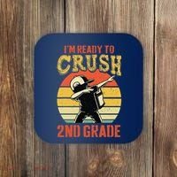 Ready To Crush Second Grade Back To School Dabbing Boy Coaster thumb 0