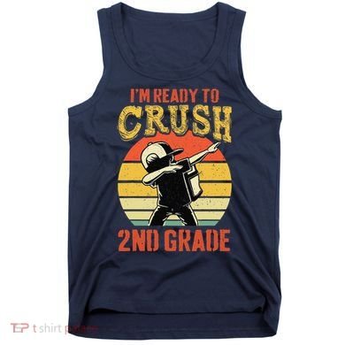 Ready To Crush Second Grade Back To School Dabbing Boy Tank Top