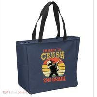 Ready To Crush Second Grade Back To School Dabbing Boy Tote Bag thumb 2