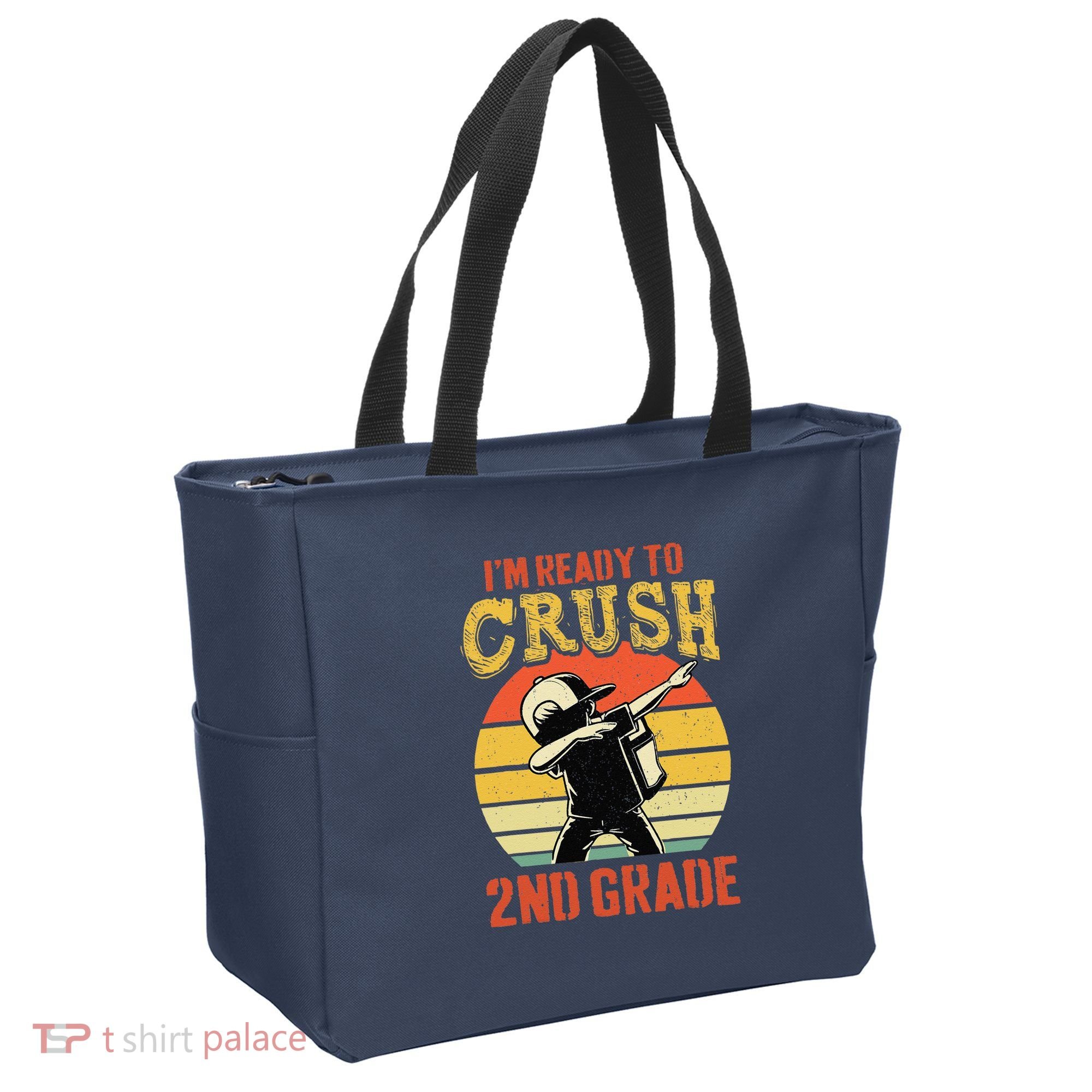 Ready To Crush Second Grade Back To School Dabbing Boy Tote Bag