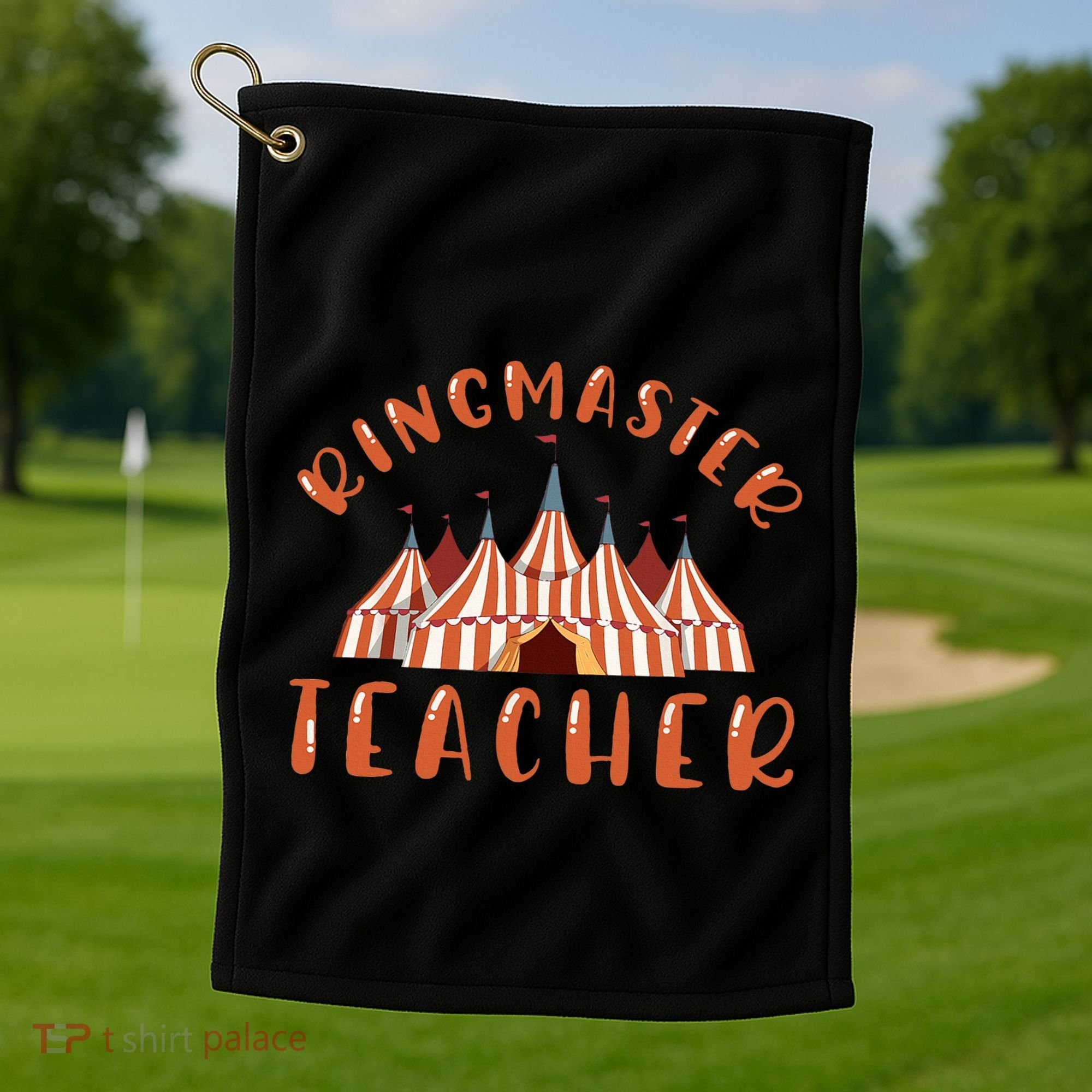 Ringmaster Teacher Carnival Costume Circus Golf Towel