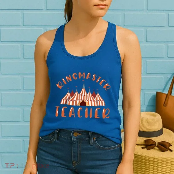Ringmaster Teacher Carnival Costume Circus Women's Tank Top
