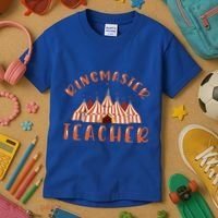 Ringmaster Teacher Carnival Costume Circus Kids T-Shirt thumb 3