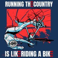 Running The Country Is Like Riding A Bike Merry 4th Of July Biden Falling Women's Hoodie thumb 2