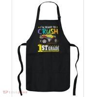 Ready To Crush 1st Grade Monster Truck First Day Of School Gift Apron thumb 0
