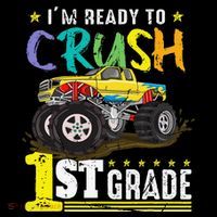 Ready To Crush 1st Grade Monster Truck First Day Of School Gift Coffee Mug thumb 5