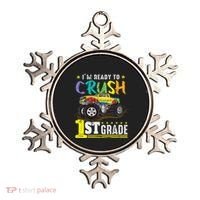 Ready To Crush 1st Grade Monster Truck First Day Of School Gift Ornament thumb 0