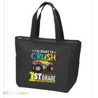 Ready To Crush 1st Grade Monster Truck First Day Of School Gift Tote Bag thumb 3