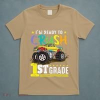 Ready To Crush 1st Grade Monster Truck First Day Of School Gift T-Shirt thumb 5