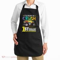 Ready To Crush 1st Grade Monster Truck First Day Of School Apron thumb 2