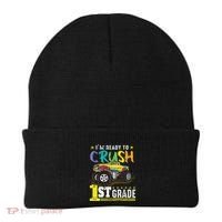 Ready To Crush 1st Grade Monster Truck First Day Of School Beanie thumb 0