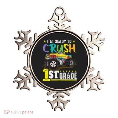 Ready To Crush 1st Grade Monster Truck First Day Of School Ornament