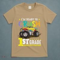 Ready To Crush 1st Grade Monster Truck First Day Of School T-Shirt thumb 5