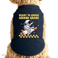 Ready To Crush Second Grade Back To School Doggie Tank thumb 0