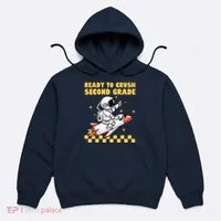 Ready To Crush Second Grade Back To School Hoodie thumb 0