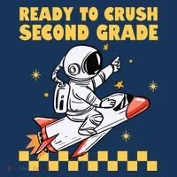 Ready To Crush Second Grade Back To School Hoodie thumb 2