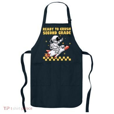 Ready To Crush Second Grade Back To School Apron