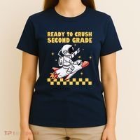 Ready To Crush Second Grade Back To School T-Shirt thumb 4