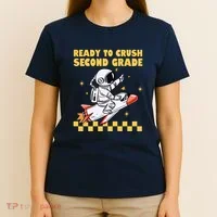 Ready To Crush Second Grade Back To School T-Shirt thumb 4