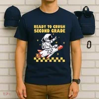 Ready To Crush Second Grade Back To School T-Shirt thumb 6