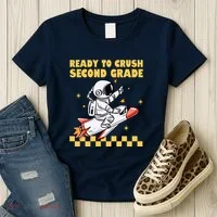 Ready To Crush Second Grade Back To School Women's T-Shirt thumb 3