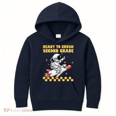 Ready To Crush Second Grade Back To School Kids Hoodie