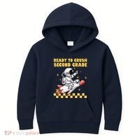 Ready To Crush Second Grade Back To School Kids Hoodie thumb 0