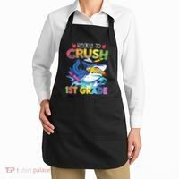 Ready To Crush 1st Grade Shark Back To School Apron thumb 2