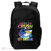 Ready To Crush 1st Grade Shark Back To School Backpack thumb 0