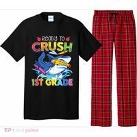 Ready To Crush 1st Grade Shark Back To School Pajama Set thumb 0