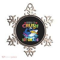Ready To Crush 1st Grade Shark Back To School Ornament thumb 0