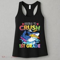 Ready To Crush 1st Grade Shark Back To School Women's Tank Top thumb 3