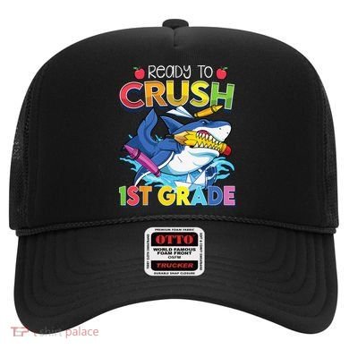 Ready To Crush 1st Grade Shark Back To School Hat