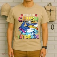 Ready To Crush 1st Grade Shark Back To School T-Shirt thumb 6