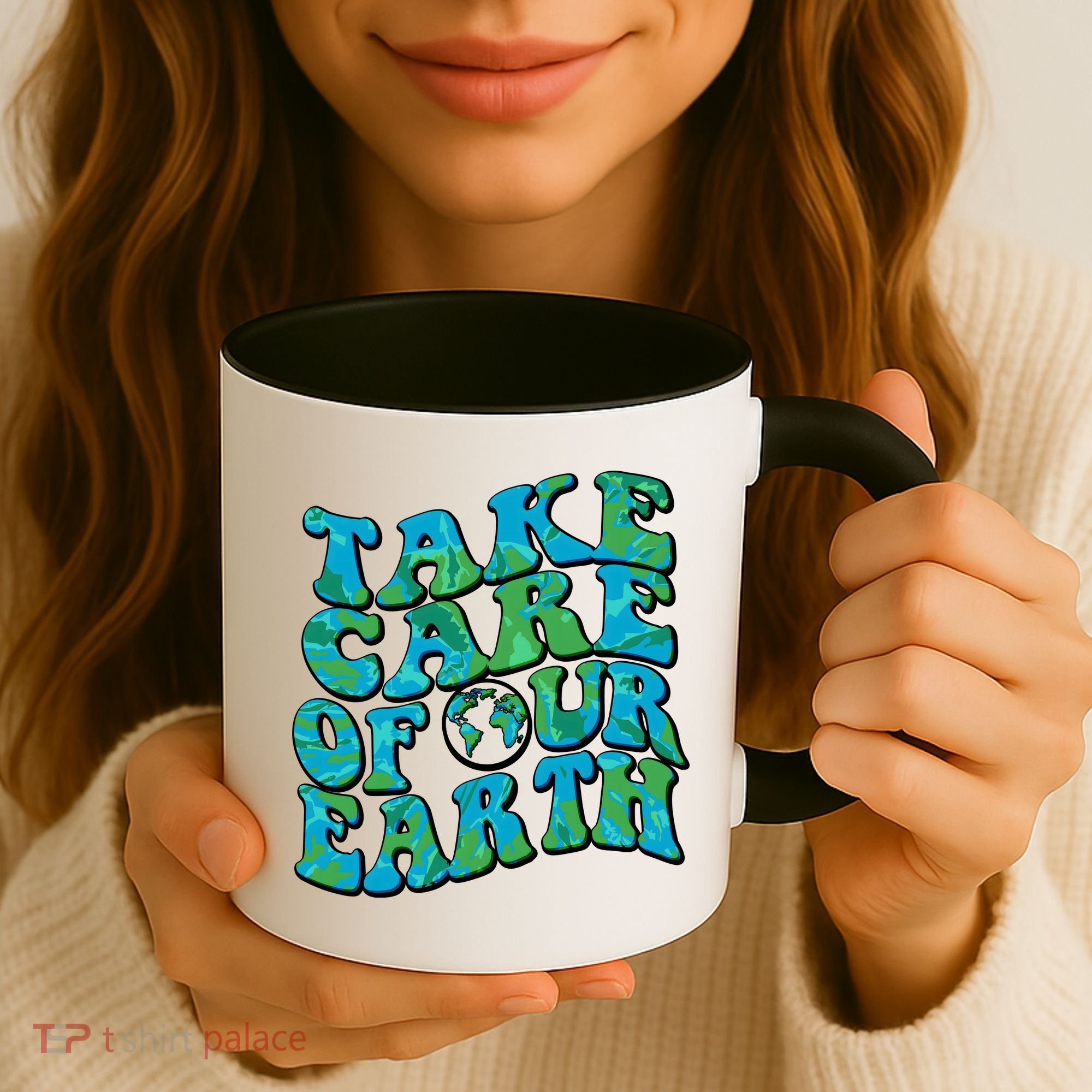 Retro Take Care Of Our Earth Celebrate Earth Day Coffee Mug