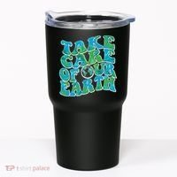 Retro Take Care Of Our Earth Celebrate Earth Day Tumbler thumb 0