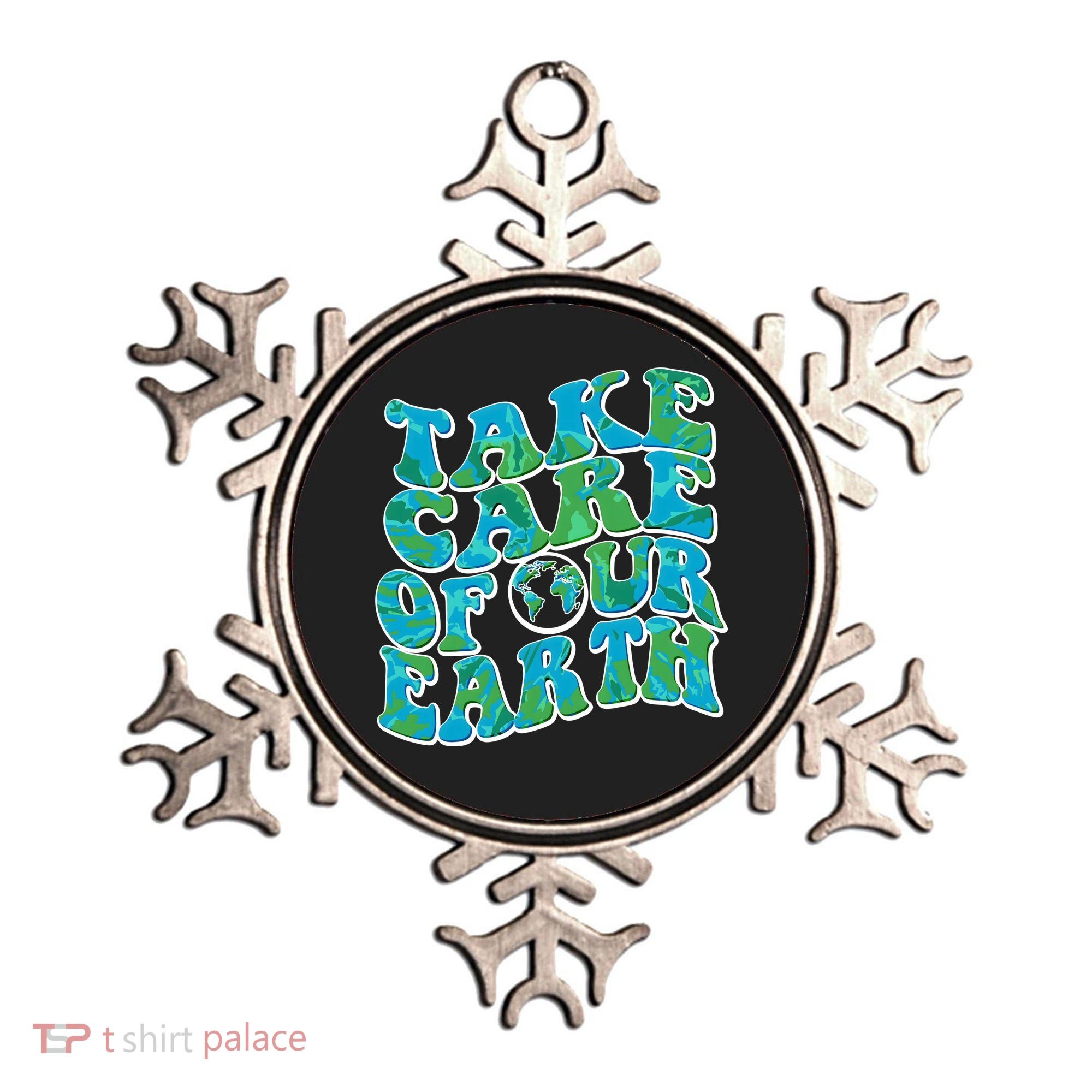 Retro Take Care Of Our Earth Celebrate Earth Day Ornament