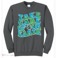 Retro Take Care Of Our Earth Celebrate Earth Day Sweatshirt thumb 0