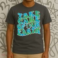 Retro Take Care Of Our Earth Celebrate Earth Day T-Shirt thumb 3