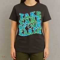 Retro Take Care Of Our Earth Celebrate Earth Day T-Shirt thumb 4