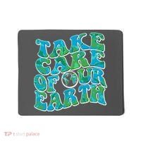 Retro Take Care Of Our Earth Celebrate Earth Day Mousepad thumb 0