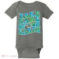 Retro Take Care Of Our Earth Celebrate Earth Day Baby Bodysuit thumb 0