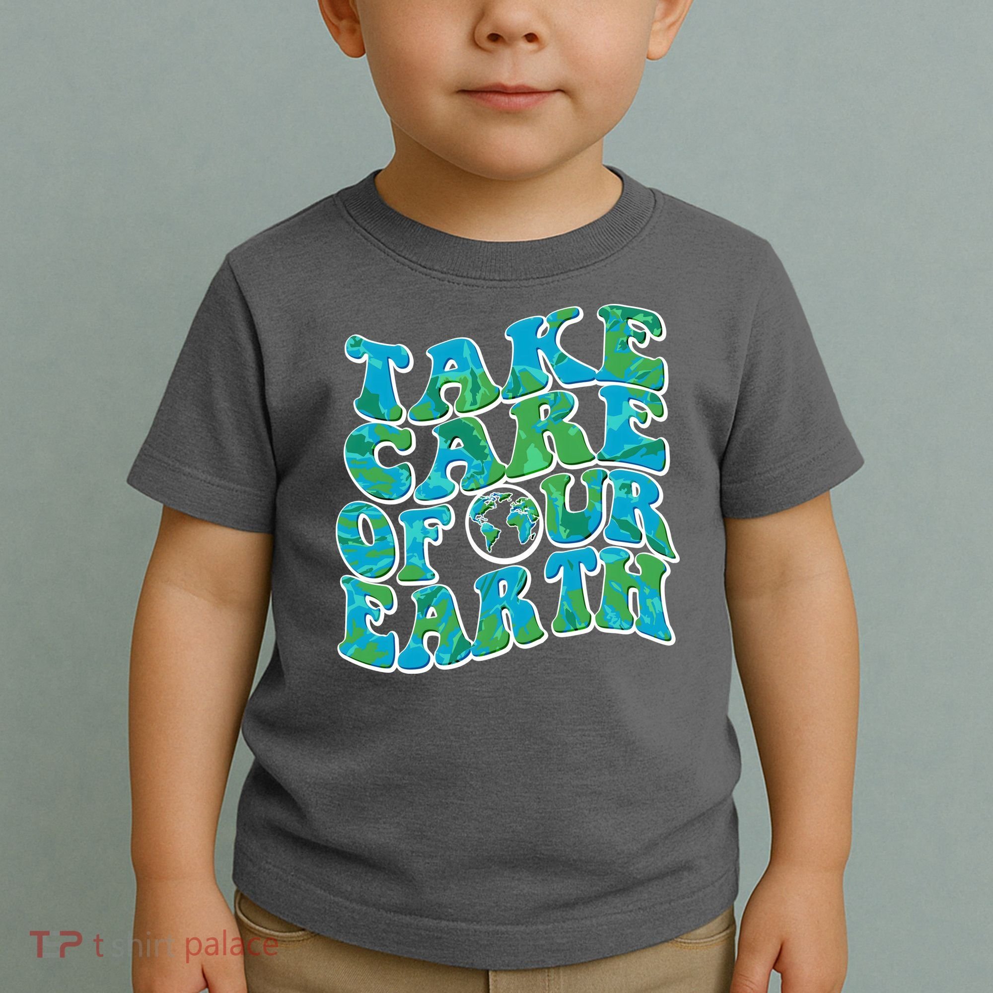 Retro Take Care Of Our Earth Celebrate Earth Day Toddler T-Shirt