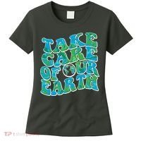 Retro Take Care Of Our Earth Celebrate Earth Day Women's T-Shirt thumb 0