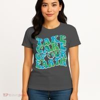 Retro Take Care Of Our Earth Celebrate Earth Day Women's T-Shirt thumb 4