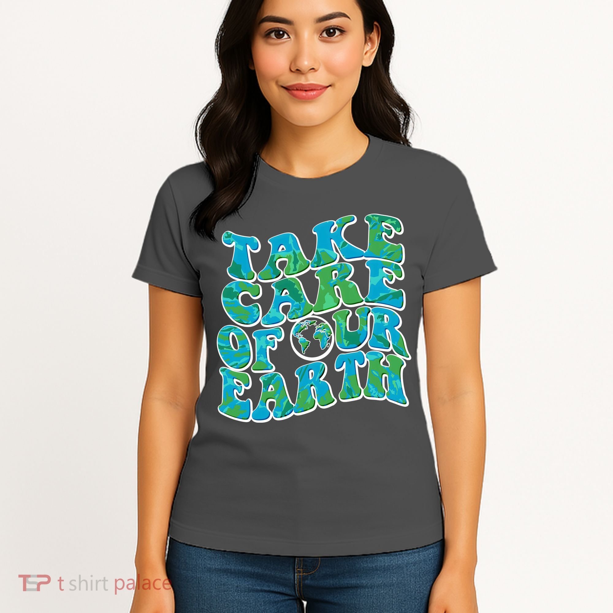 Retro Take Care Of Our Earth Celebrate Earth Day Women's T-Shirt