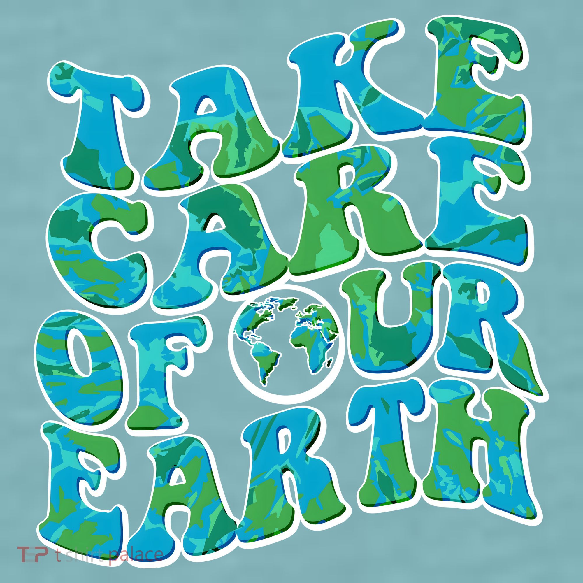 Retro Take Care Of Our Earth Celebrate Earth Day Sueded Cloud Jersey T-Shirt