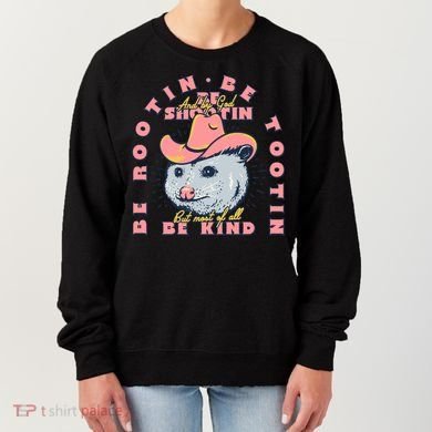 Rootin Tootin Cowboy Advice | Poss Possum Opossum Women's Sweatshirt