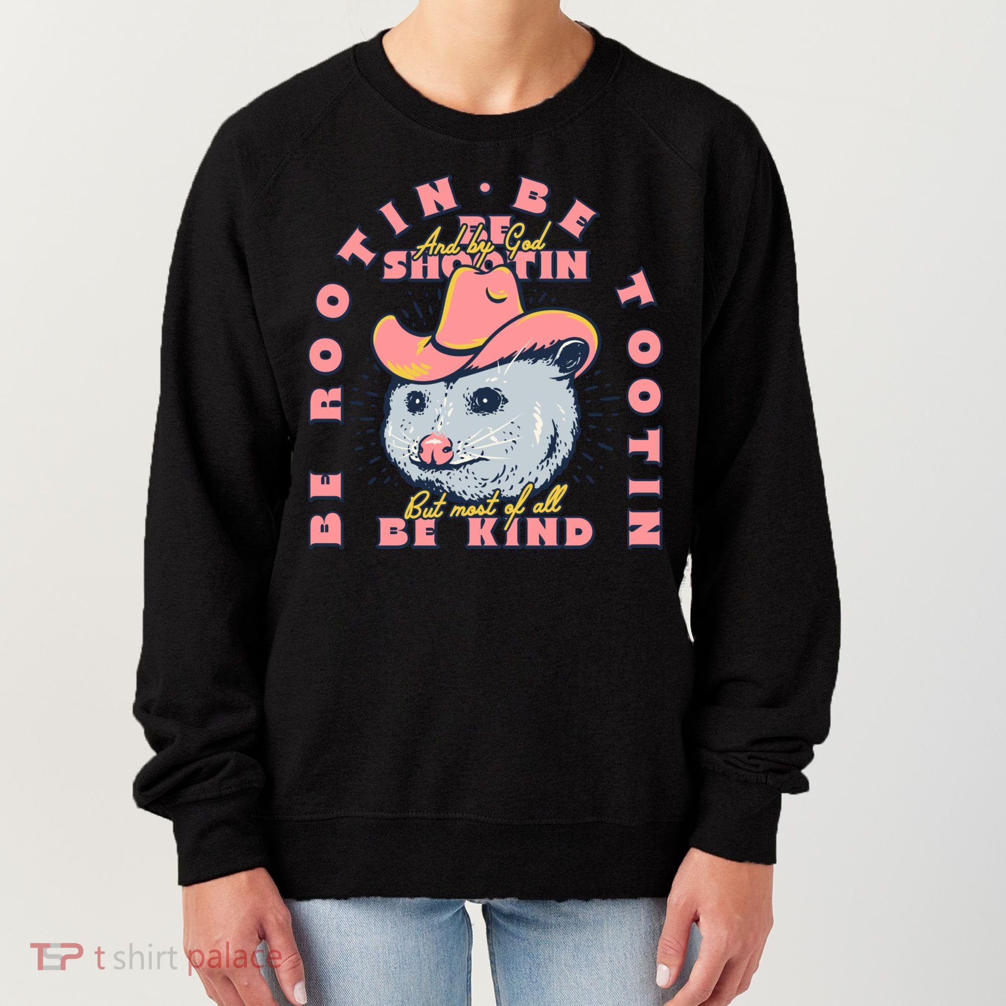 Rootin Tootin Cowboy Advice | Poss Possum Opossum Women's Sweatshirt