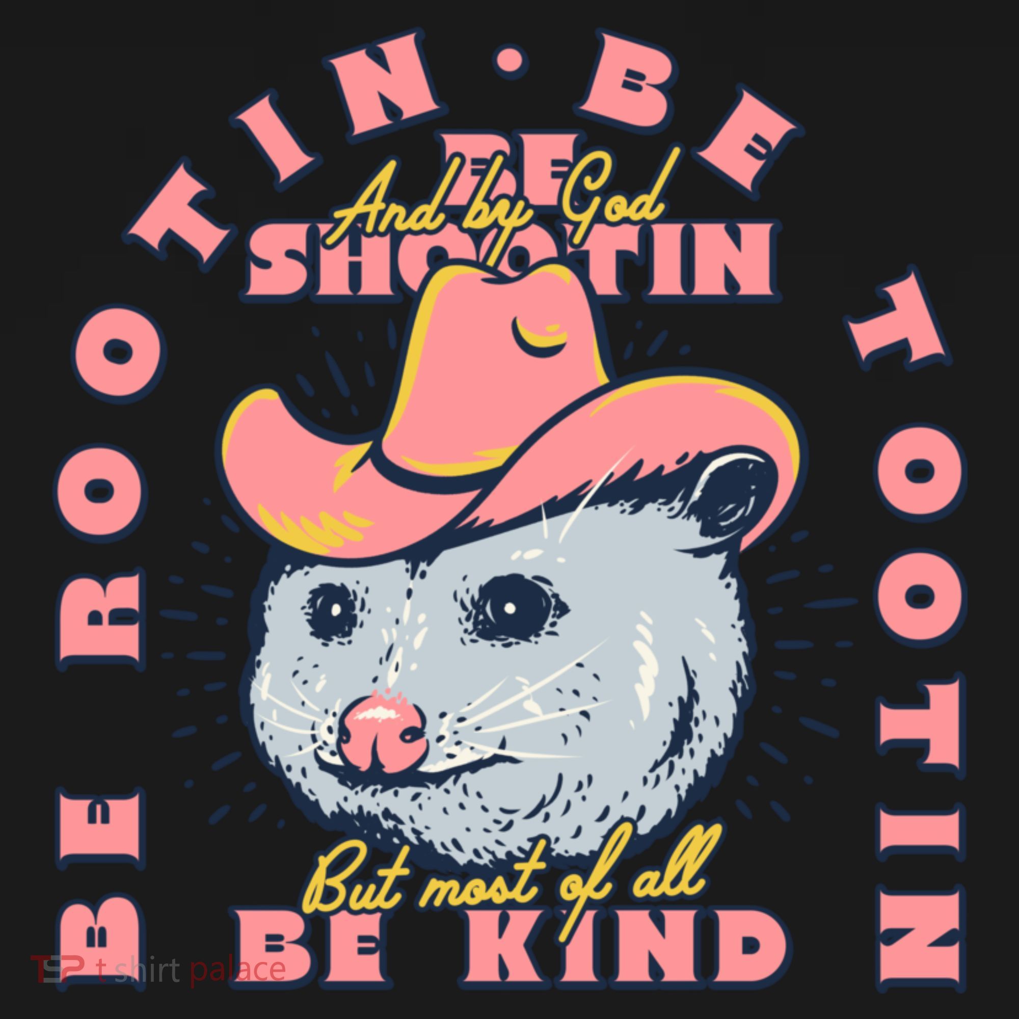Rootin Tootin Cowboy Advice | Poss Possum Opossum Backpack